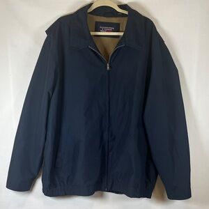 Men's Roundtree & Yorke Travel Smart Classic Full Zip Jacket Versatile Outerwear